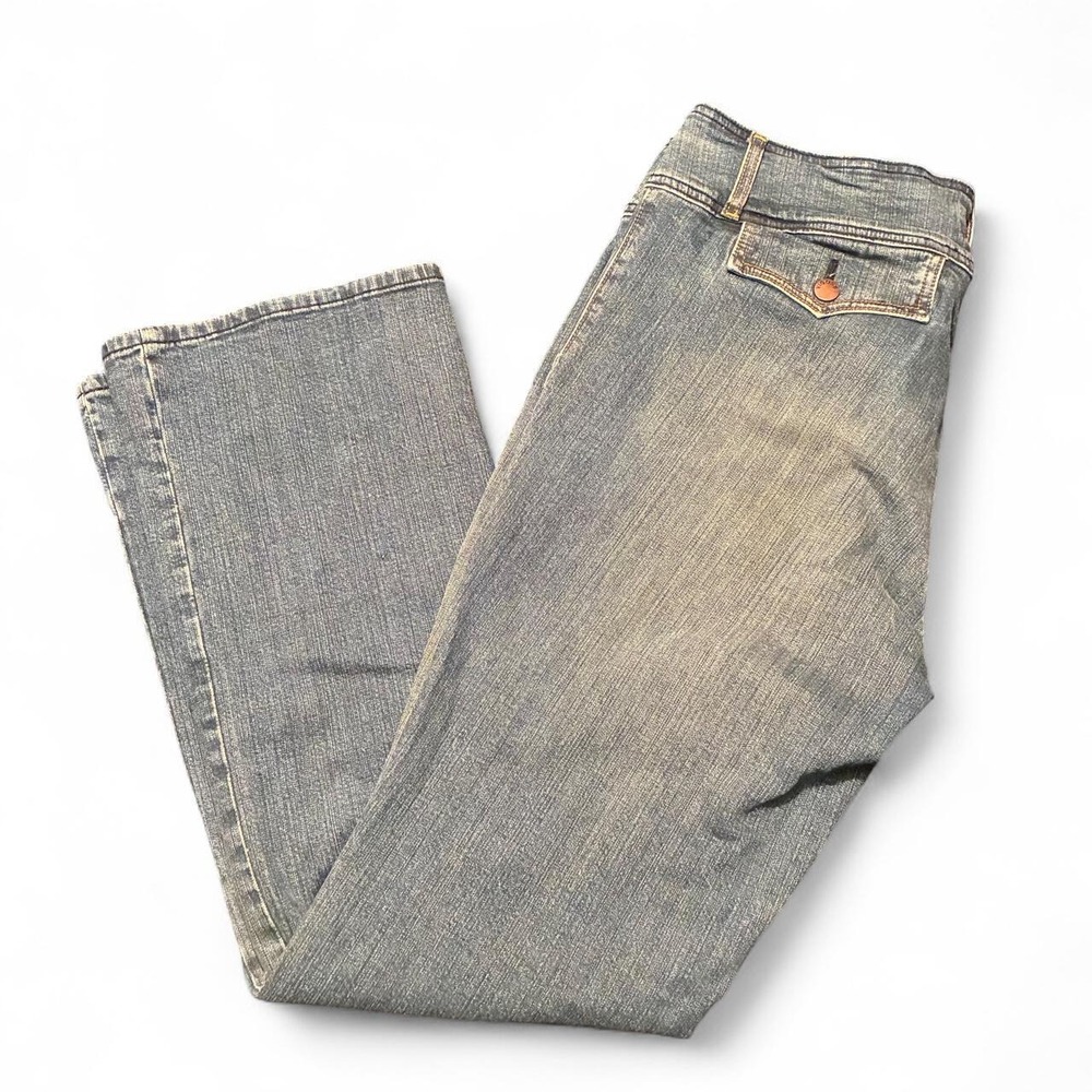 Vigoss Jeans Y2K Light Wash Flared Bootcut Denim Jeans Size 17/18 Blue